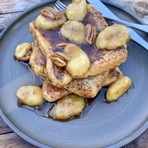 Bananas Foster French Toast