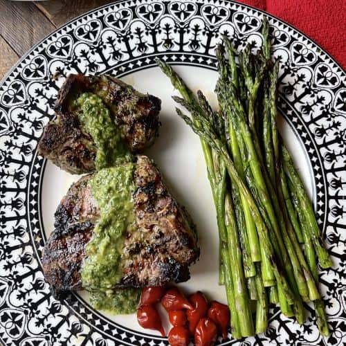 Grilled Chimichurri Lamb Chops
